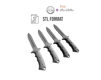 Special Forces Knives/Daggers STL for 3D Printing, CNC Woodworking