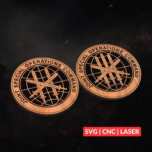 JSOC Logos SVG Bundle | Joint Special Operations Command CNC File, Laser Cut Military Wood Sign, Glowforge, LightBurn