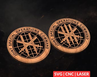 JSOC Logos Bundle SVG | CNC Laser Cut File, Wood Wall Art, Glowforge Engraving, LightBurn Ready
