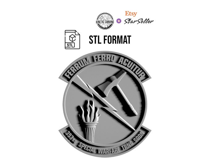 353rd SWTS 3D STL File: Air Force Special Warfare Training