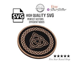 Celtic Symbols SVG File for Woodworking, CNC, Printing and Lasering (Digital Download)