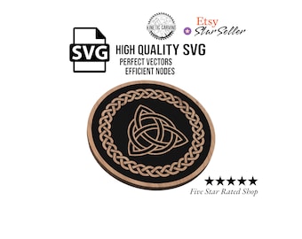 Celtic Symbols SVG File for Woodworking, CNC, Printing and Lasering (Digital Download)