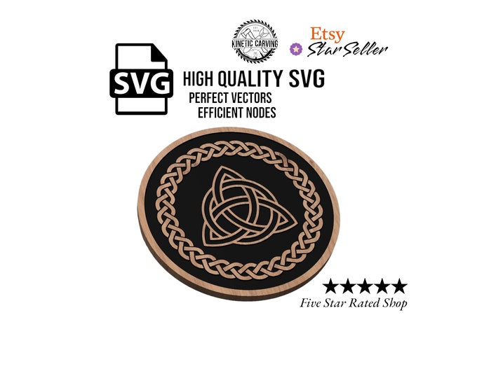 Celtic Symbols SVG File for Woodworking, CNC, Printing and Lasering
