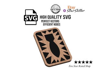 Parche SVG del 52.º Grupo de Artillería: Archivo de logotipo militar para corte CNC y láser (descarga digital)