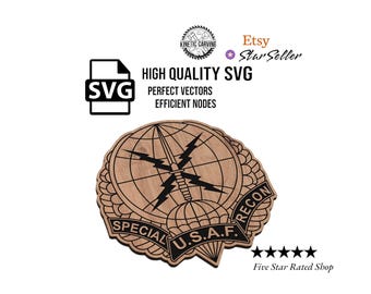 Air Force Special Recon SVG File: CNC, Laser Cut, Print (Digital Download)