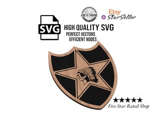 2nd Infantry Division Patch Logo SVG File: Military CNC Laser Cut (Digital Download)
