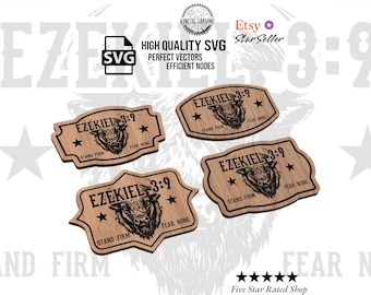 Bison Bible Verse SVG Bundle - Ezekial 3:9 Christian Cut File (Digital Download)