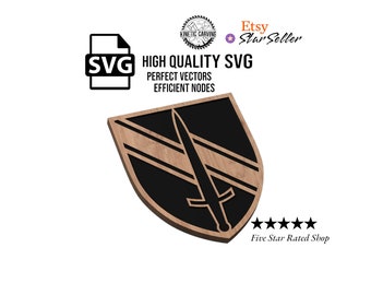1st Security Force Assistance Brigade (SFAB) patch, SVG File for Woodworking, CNC, Printing and Lasering