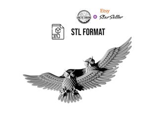 Hunting Owl STL | 3D CNC Carving File, Wood Relief Art, 3D Printing Ready