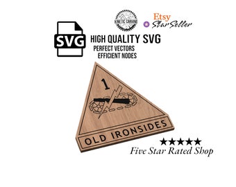1st Armored Division SVG File: CNC, Laser Cutting, Woodworking (Digital Download)