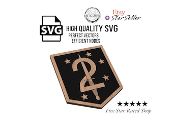 2nd Raider Battalion MARSOC Military Patch SVG File: CNC Laser Design (Digital Download)