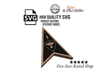 Space Force Delta 6 Command Patch SVG File: CNC, Laser Cut (Digital Download)