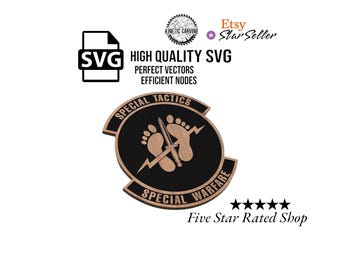 Air Force Special Tactics Patch SVG File: CNC, Woodworking, Lasering (Digital Download)