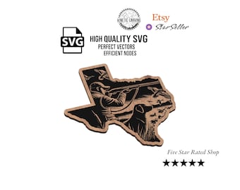 Texas Duck Hunting SVG: Woodworking, CNC, Printing & Laser-Ready Design for Outdoor Enthusiasts