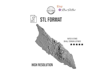 Aruba 3D STL Model for CNC & 3D Printing Digital Download