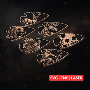 Arrowhead Hunting Combo SVG Bundle: CNC Laser Cut File (Digital Download)