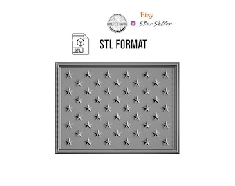 American Flag Union STL File for CNC Woodworking (Digital Download)