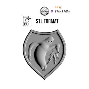 3D STL WWII Special Troops Ghost Patch - Woodworking, CNC, Printing, Lasering