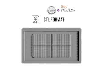 Textured/Ribbed Cutting Board STL File for CNC Woodworking