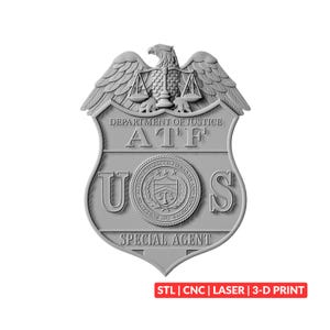 Atf Agent Badge - Etsy