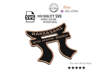 Rakkasans 101st Airborne SVG File: CNC, Laser Cutting (Digital Download)