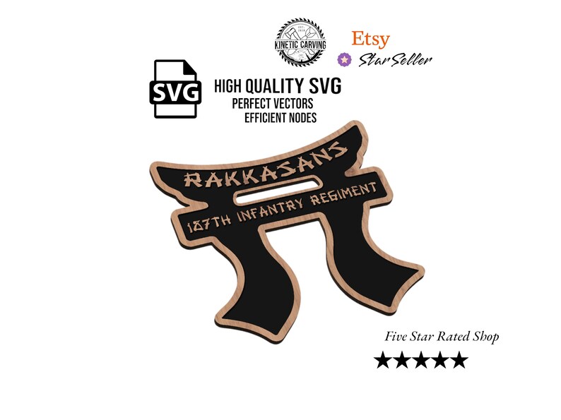 Rakkasans Lettering Rakkasans 101st Airborne SVG | CNC Laser Cut File, Wood Wall Art ...