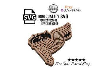 Pathfinder Badge SVG File: Military Logo for Laser Cutting (Digital Download)