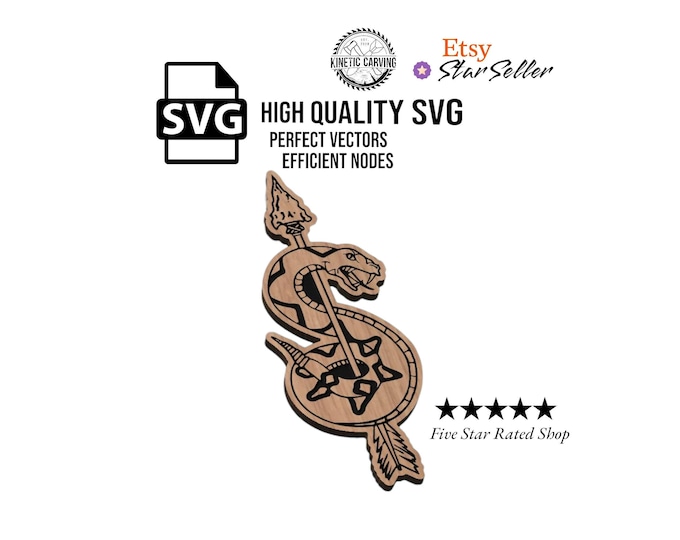 Sniper School Logo SVG File: Military Emblem for CNC, Laser Cutting (Digital Download)