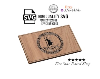 Virginia State Flag SVG File for Woodworking, CNC, Printing and Lasering (Digital Download)