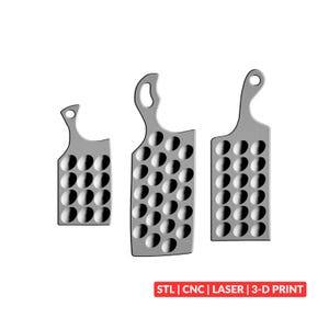 Deviled Egg Tray Combo STL | 3D CNC Carving File, Wood Relief Art, 3D Printing Ready