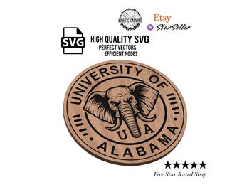 Alabama Sports SVG File: Laser Cut CNC Design (Digital Download)