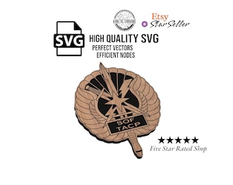 TACP Air Force SVG File: Military CNC Laser Cut Design (Digital Download)