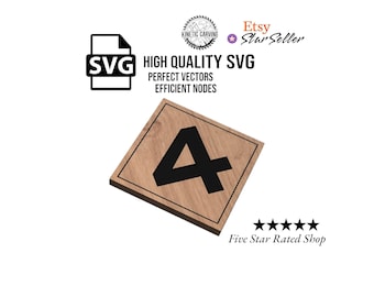 4th Division Patch SVG File: US Military CNC Laser Cut (Digital Download)