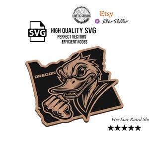 Oregon Sports SVG File for Woodworking, CNC, Printing and Lasering (Digital Download)