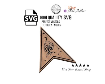 Space Force Delta 7 Command Patch SVG File: CNC, Laser Cut (Digital Download)