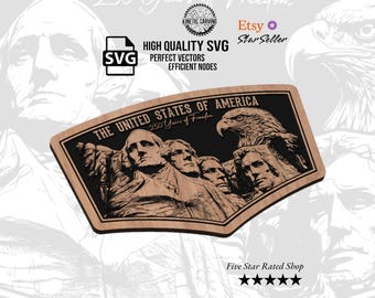 United States 250th Anniversary SVG | Mount Rushmore | American Eagle (Digital Download)