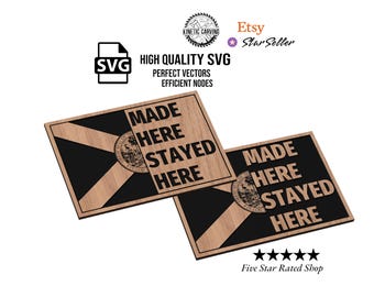 Florida State Pride SVG: Laser Cut Flag Design (Digital Download)
