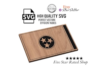 Tennessee State Flag SVG File for Woodworking, CNC, Printing and Lasering (Digital Download)