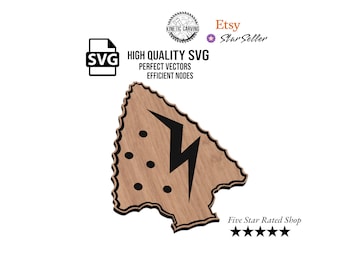 Crazyhorse Airlines Patch SVG | Military CNC Laser Cut File, Wood Wall Art, Glowforge Engraving, LightBurn Ready