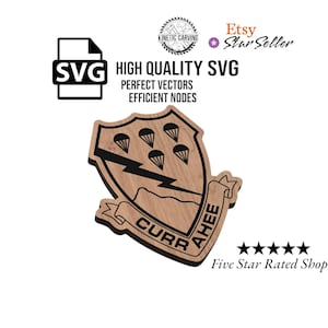 506th Infantry Regiment Logo SVG File: Currahee Military Design (Digital Download)
