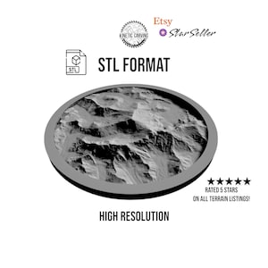 Modèle 3D STL du mont Everest pour impression 3D, travail du bois CNC