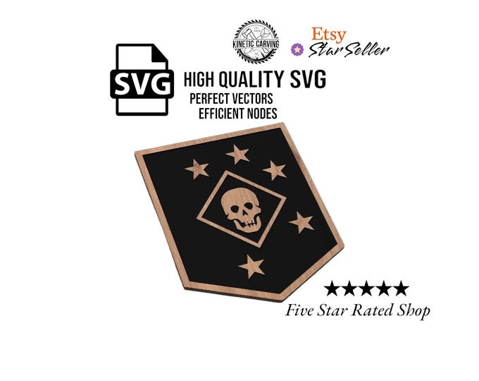 MARSOC Patch SVG File: Military CNC, Laser Cut, Print (Digital Download)