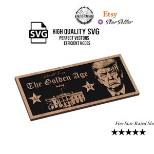 President Trump 45 | 47 SVG File for Woodworking, CNC, Printing and Lasering