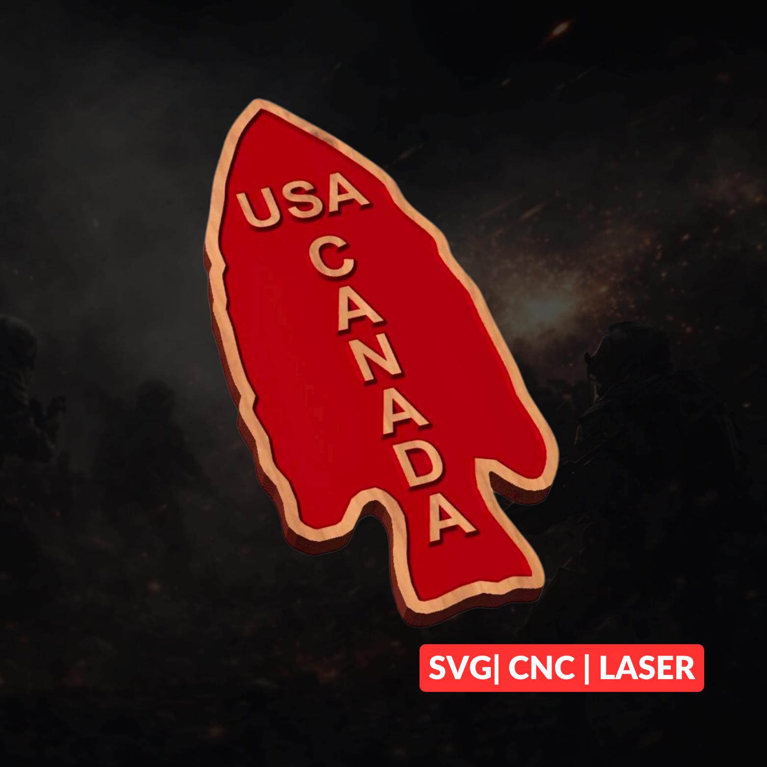 1st Special Service Force Logo SVG | CNC Laser Cut File, Wood Wall Art ...