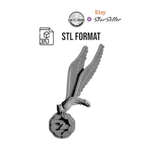 3D STL Model of Polish Military Jump (Airborne) Wings, for 3D Printing, CNC Woodworking