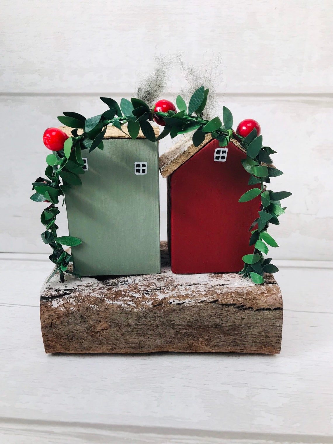 Christmas Driftwood Ornament Driftwood House Traditional  Etsy