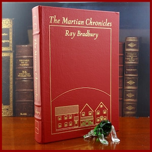 EASTON PRESS:  The Martian Chronicles by Ray Bradbury, SIGNED, Masterpieces of Science Fiction, Leather bound