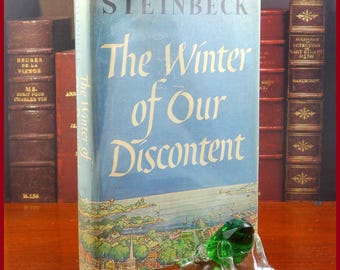 The Winter of Our Discontent by John Steinbeck, 1ST TRADE EDITION & Printing, 1961, Original DJ