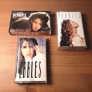 Cintas de casete Pebbles de 1987 Funk Soul Synth, siempre desde el corazón