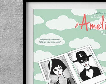 Amelie Alternative Movie Poster - Original Illustration